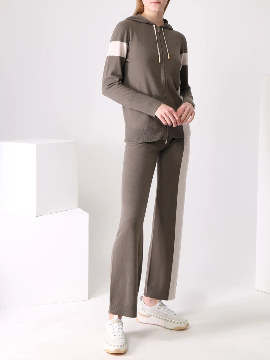 Костюм шерстяной LORENA ANTONIAZZI I21125FM002/I21125PM001/1906/2160 Хаки  Фото 2