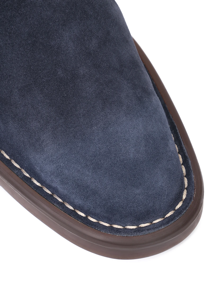 

Ботинки замшевые на меху, Синий, 06GOES51RE