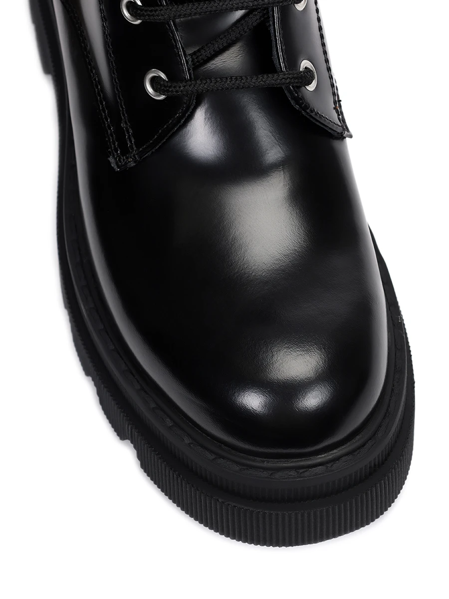 

Ботинки кожаные, Черный, 3001478