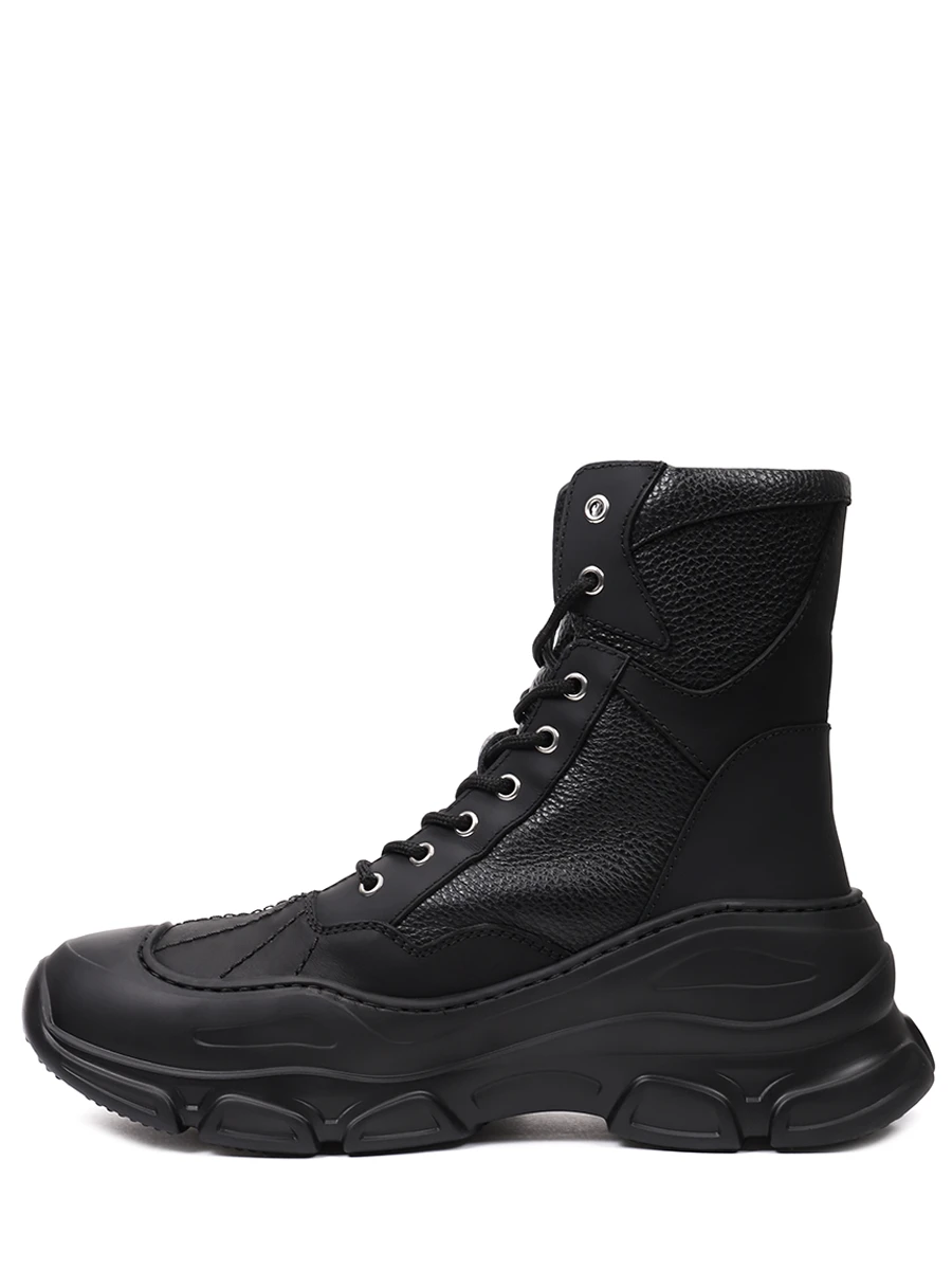 Ботинки кожаные PHILIPP PLEIN MSE0185 02 Черный  Фото 3