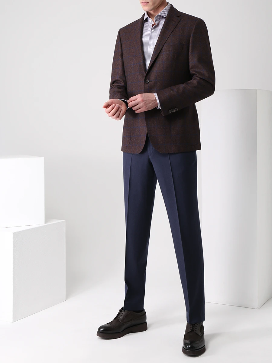 

Брюки шерстяные, Синий, 22264/42