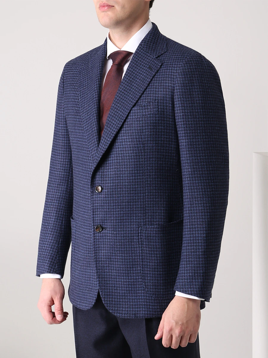 Пиджак шерстяной STILE LATINO GUFAUSTO25 GM22113 B28 Клетка  Фото 4