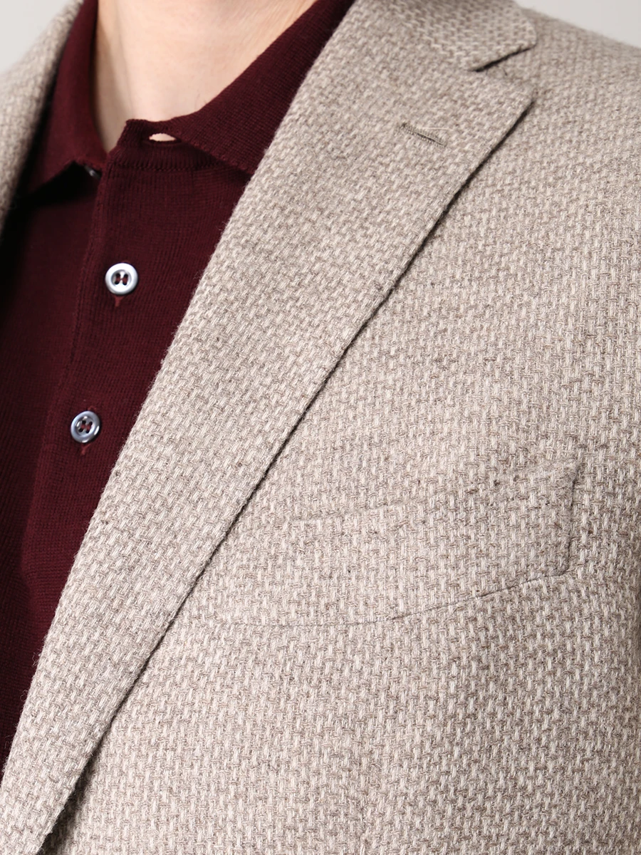 

Пиджак из шерсти и кашемира, Бежевый, G21-125/SALINA/2