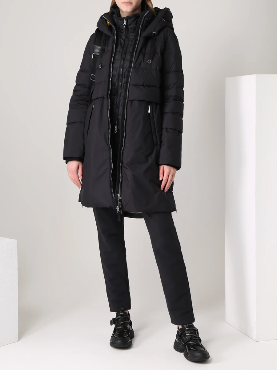 Пуховик стеганый PARAJUMPERS 212M-PWJCKNG32/541 Черный  Фото 2