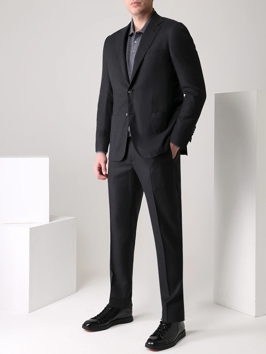 Костюм шерстяной KITON UA81K0189A02003 Серый  Фото 2