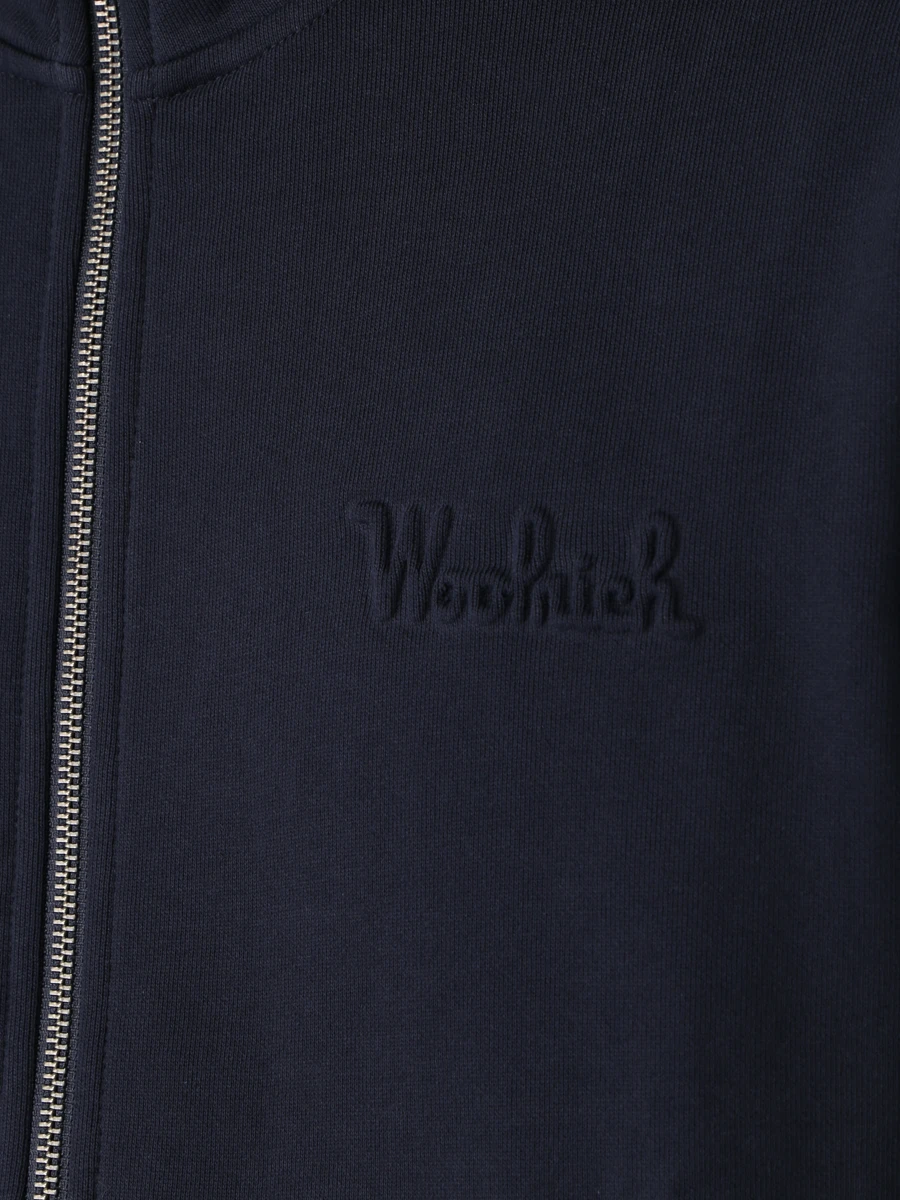 Олимпийка хлопковая WOOLRICH CFWOSW0102MRUT2724 3989, размер 50, цвет синий - фото 5