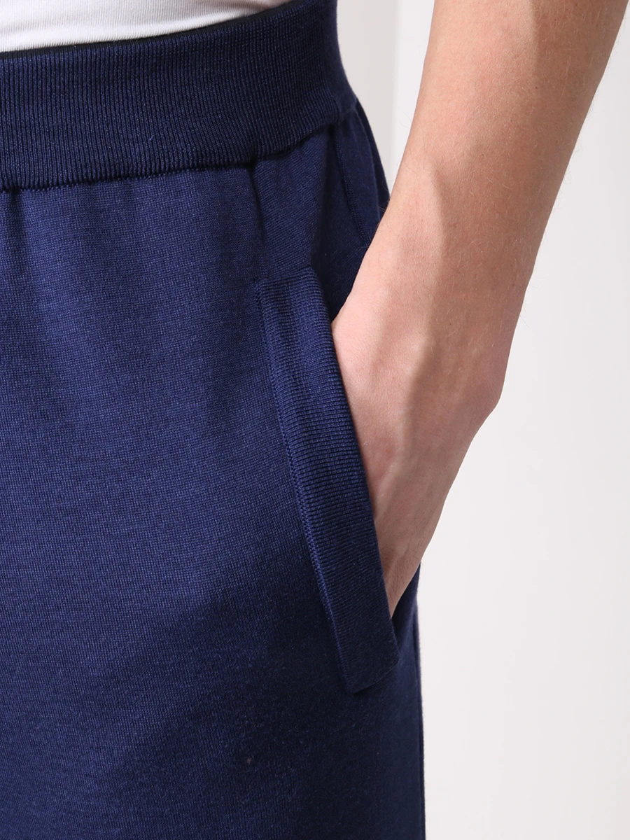 Костюм из шерсти и хлопка BERTOLO LUXURY MENSWEAR 902085/001964 5210 б/902086/001964 5210 б Синий  Фото 8