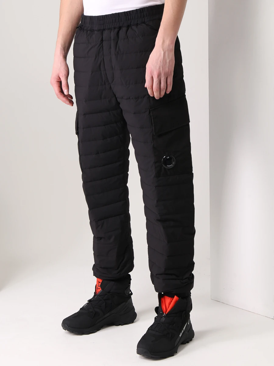 Брюки утепленные CP COMPANY MPA300A00/999 Черный  Фото 4