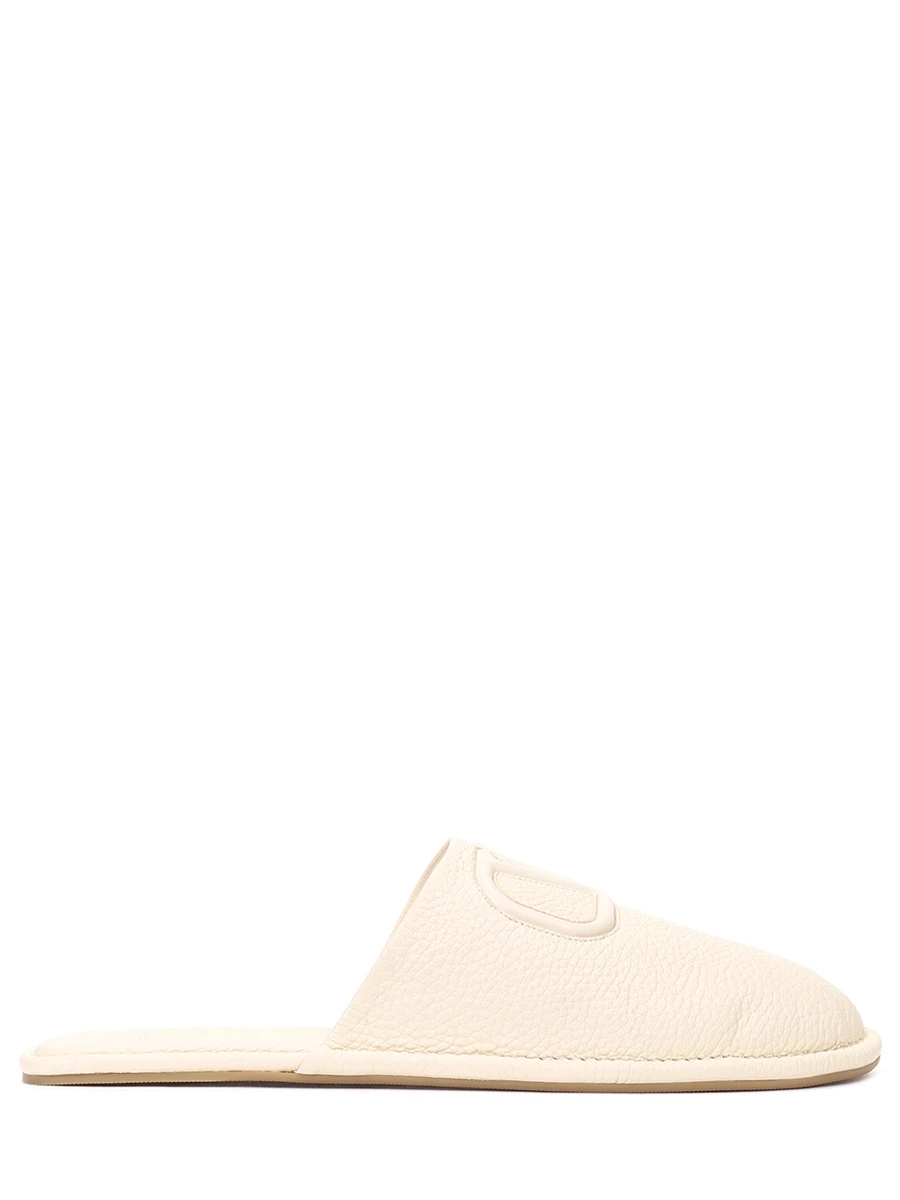 Тапочки кожаные VALENTINO GARAVANI WW0S0DH5RIQ I16, размер 38, цвет белый - фото 1