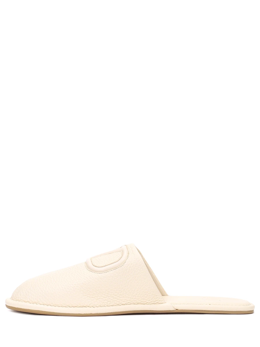 Тапочки кожаные VALENTINO GARAVANI WW0S0DH5RIQ I16, размер 38, цвет белый - фото 3