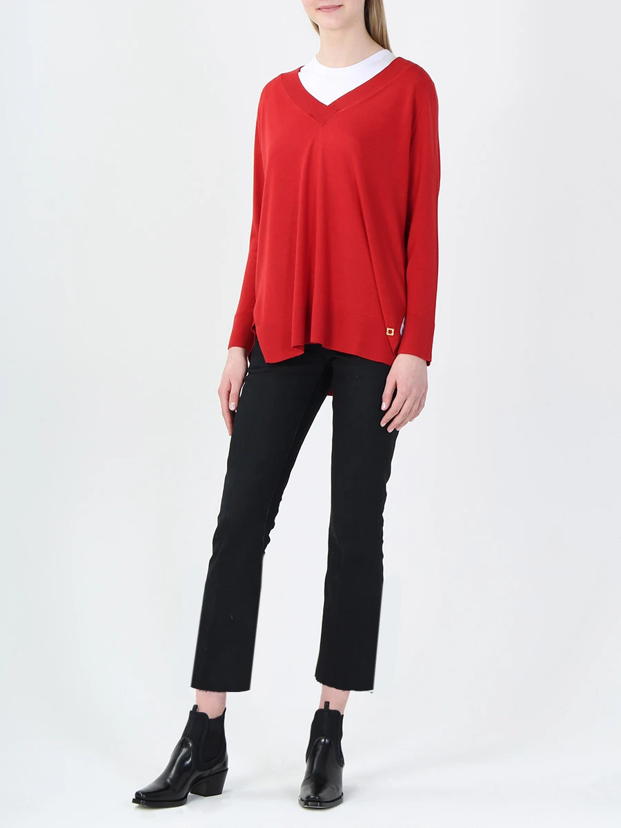 Пуловер из кашемира COLOMBO MA0376/-/2-56JA 30356 Красный  Фото 2