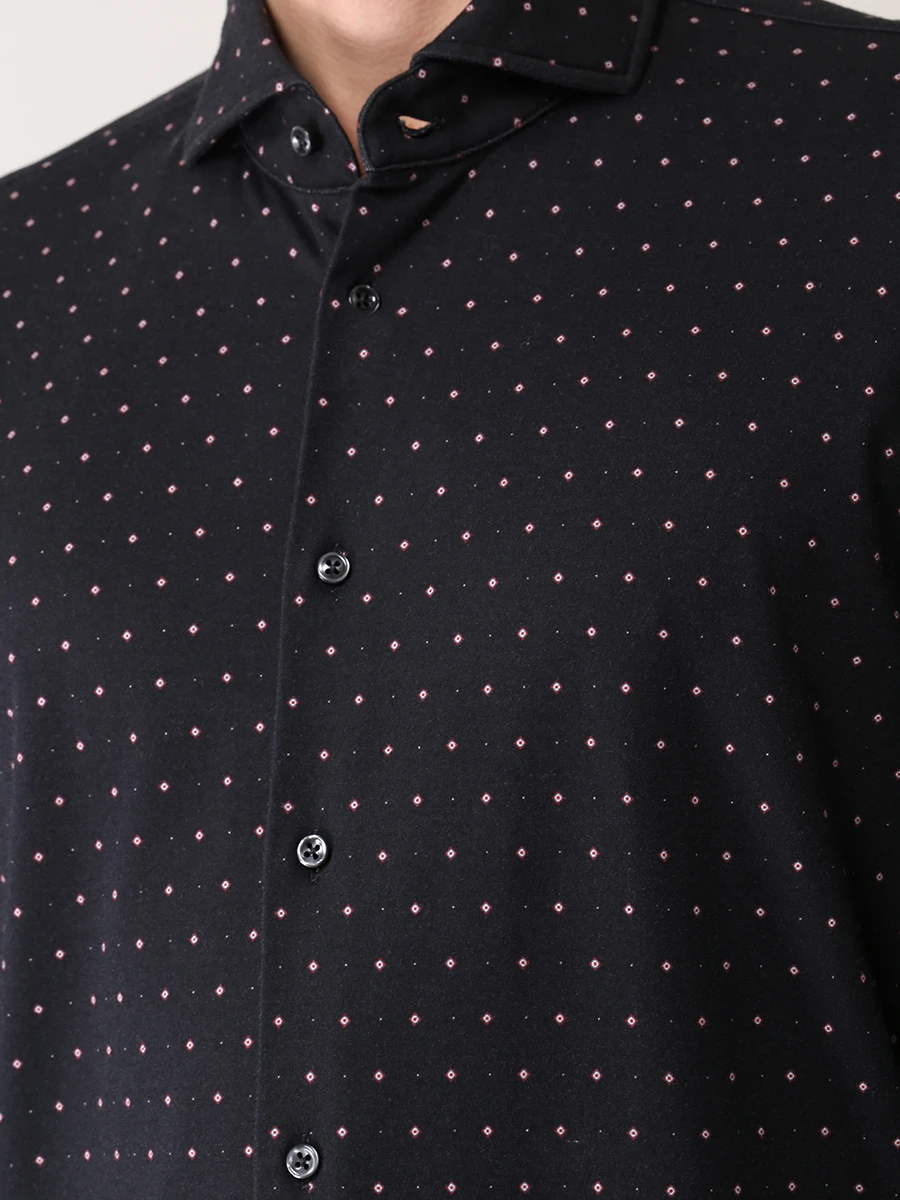 Рубашка Slim Fit хлопковая BALDESSARINI B3 11000.3514, размер 52, цвет принт - фото 5