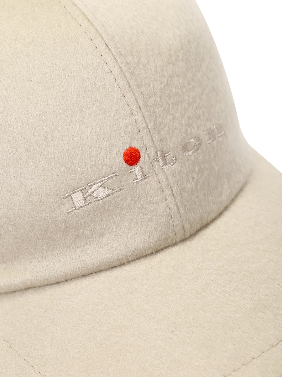 Бейсболка кашемировая KITON UCAPP06X0281A12001 Бежевый  Фото 3