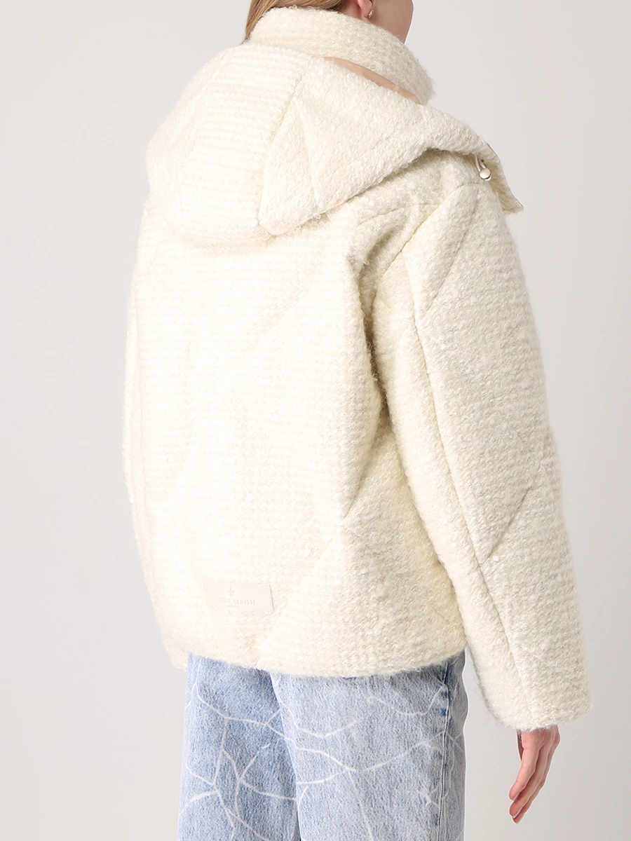 Пуховик стеганый NICOLE BENISTI NLJ77600/cream Кремовый  Фото 4