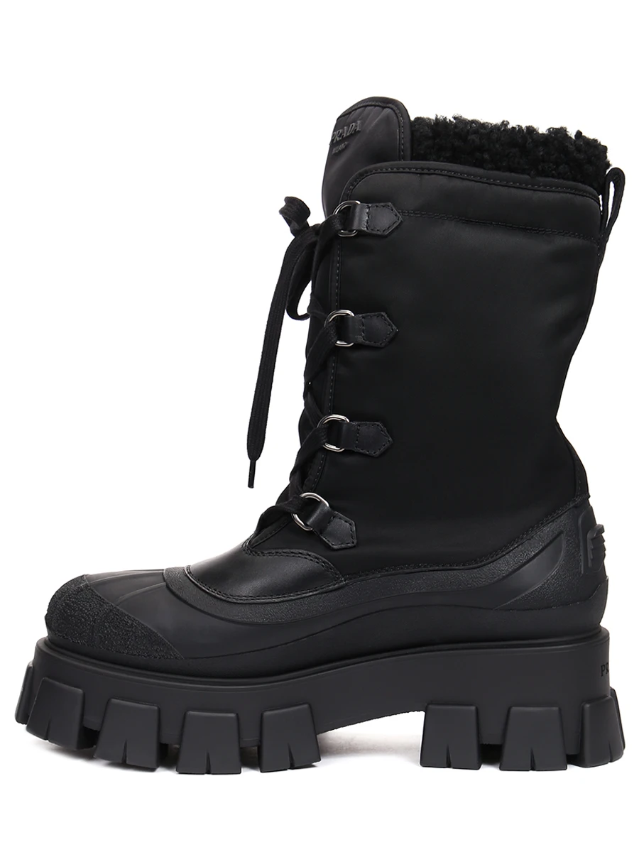 

Сапоги комбинированные Monolith на меху, Черный, 1U501M 3LGC F0002