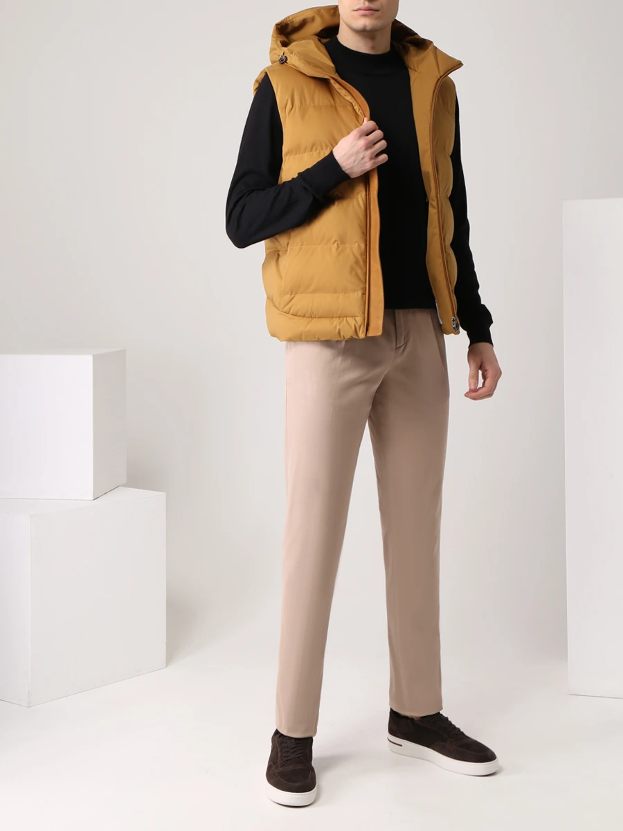 Джемпер из кашемира и шелка COLOMBO MA03417/-/3-80PM/10000 Черный  Фото 2