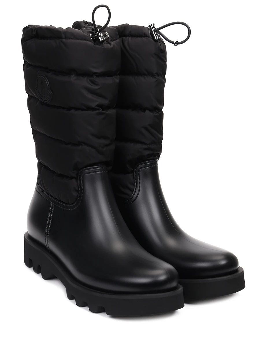 Сапоги комбинированные MONCLER 4G503 00 01 AM9 999 Черный  Фото 2