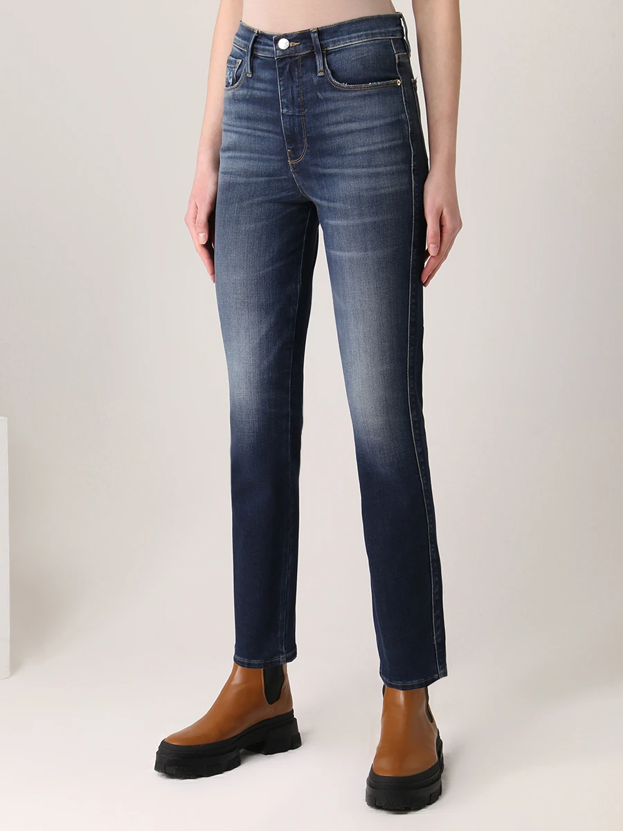 Джинсы хлопковые FRAME LSY779 Деним  Фото 4