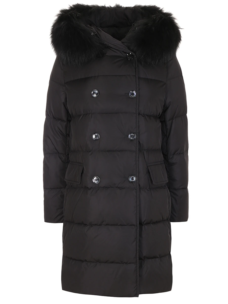 

Пуховик двубортный стеганый, Черный, MODGI100048-TEPA031 U0001