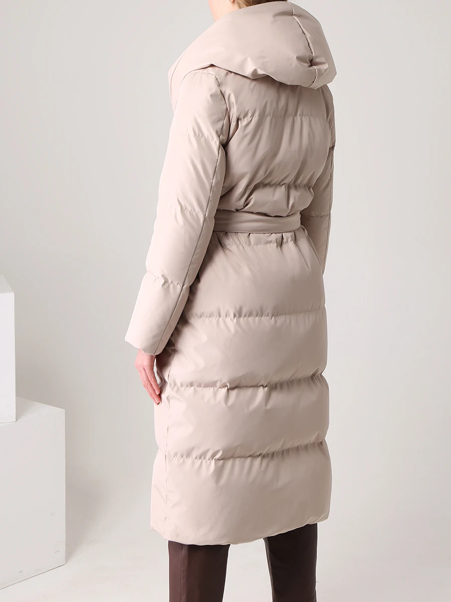 Пуховик двубортный ADRIANO BARONI FR423 GIADA BEIGE Бежевый  Фото 3