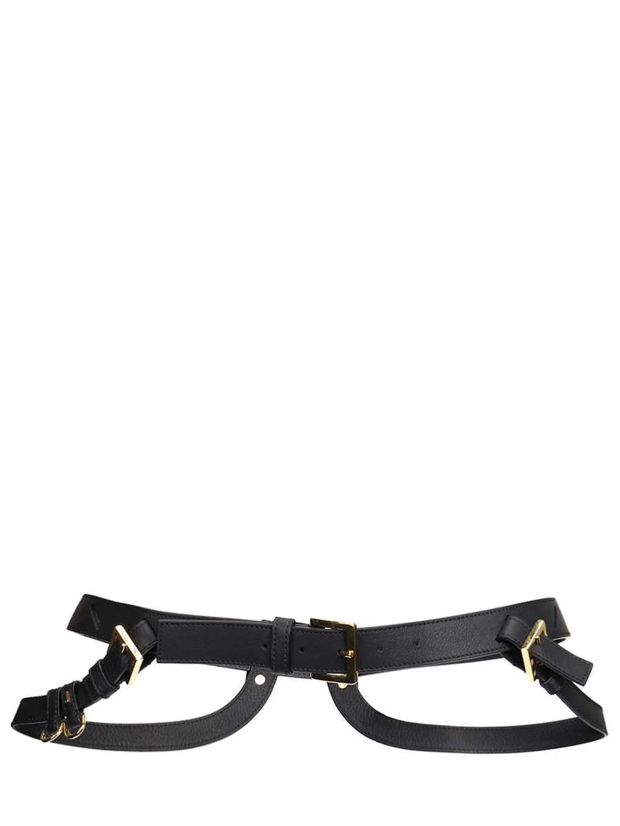 

Ремень кожаный La Ceinture Baudrier, Черный, 213AC304-3150