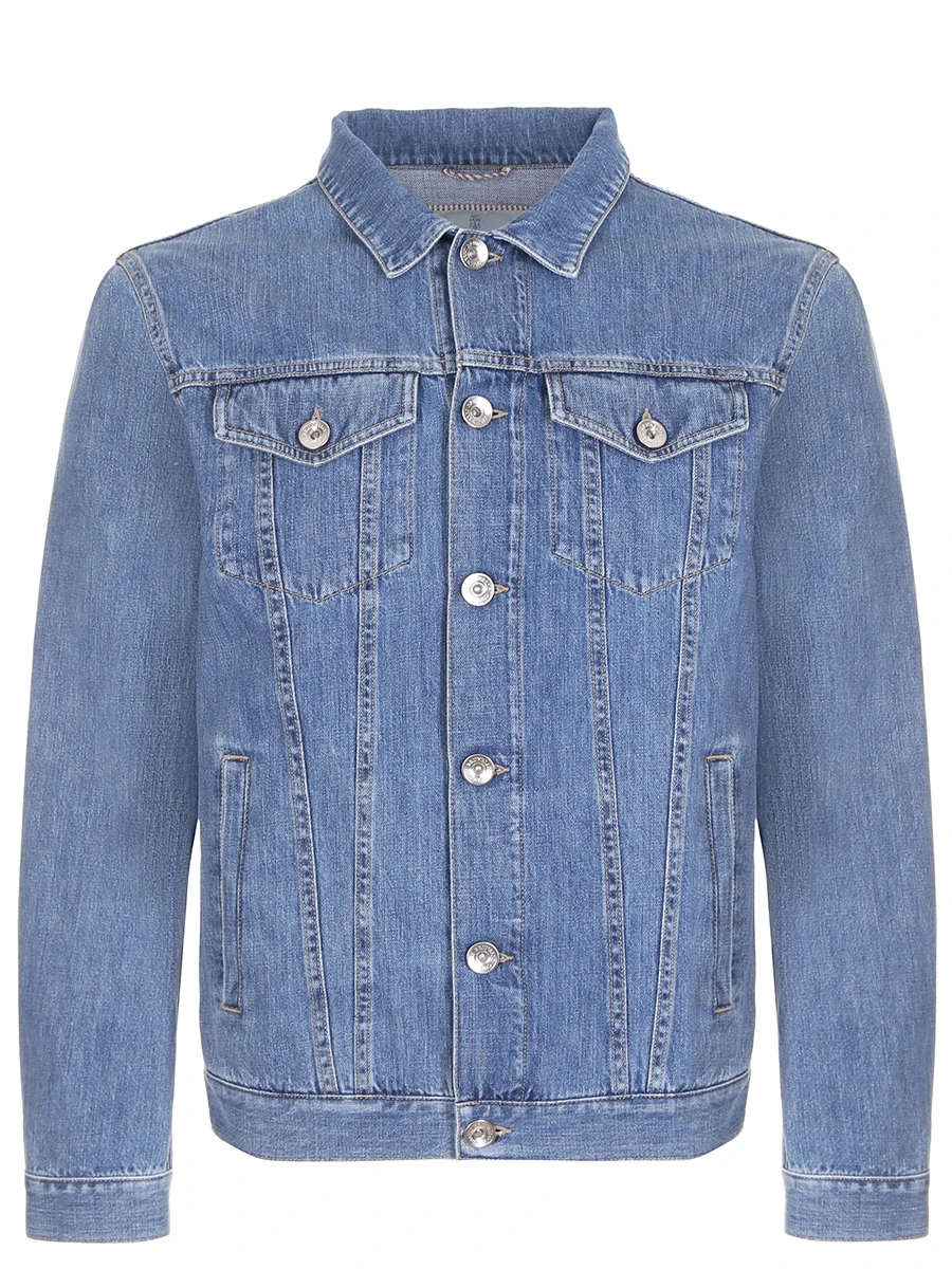 

Куртка джинсовая, Голубой, M0Z376844 C1470