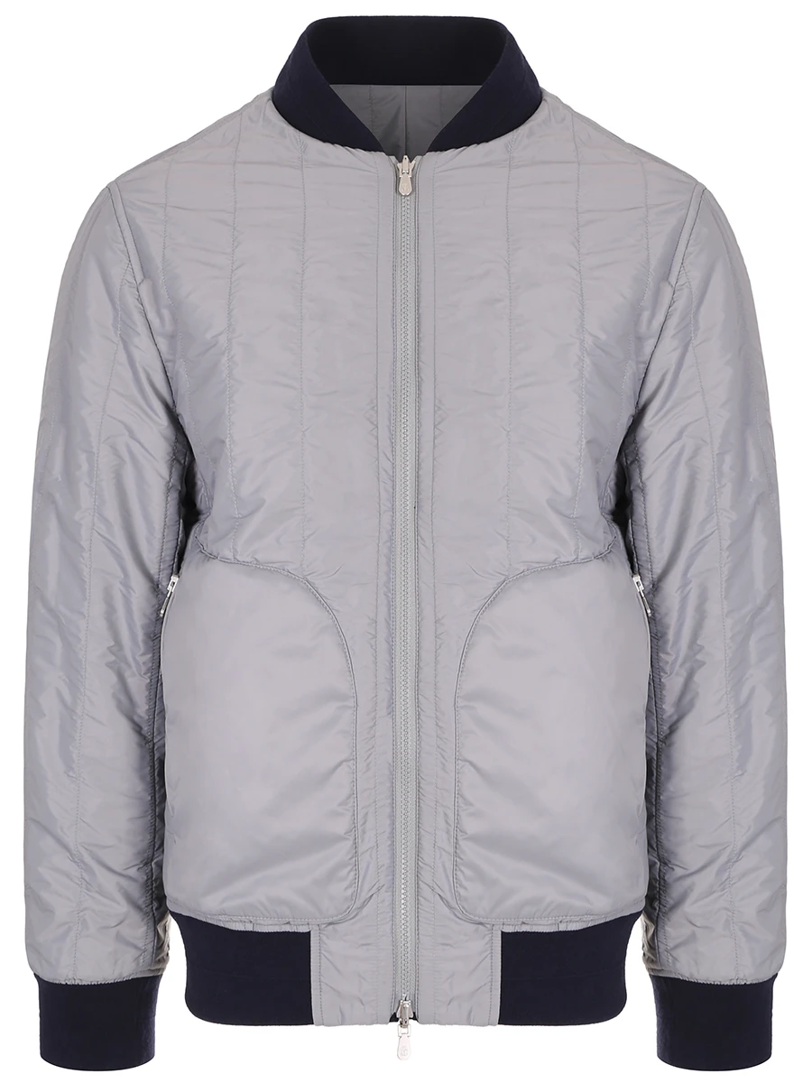 Бомбер двусторонний BRUNELLO CUCINELLI MJ802P126 CG750 Синий  Фото 6