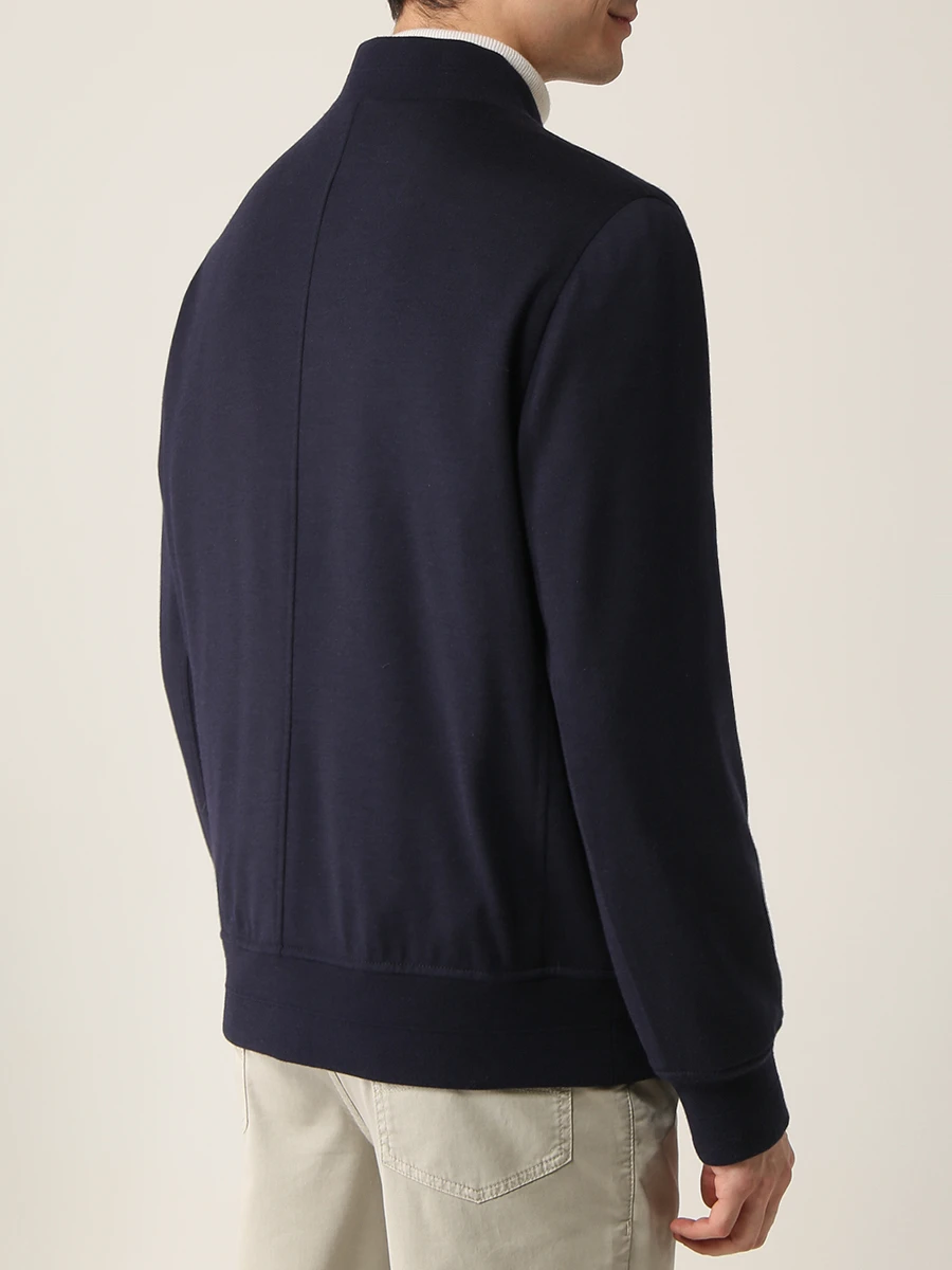 Бомбер двусторонний BRUNELLO CUCINELLI MJ802P126 CG750 Синий  Фото 3