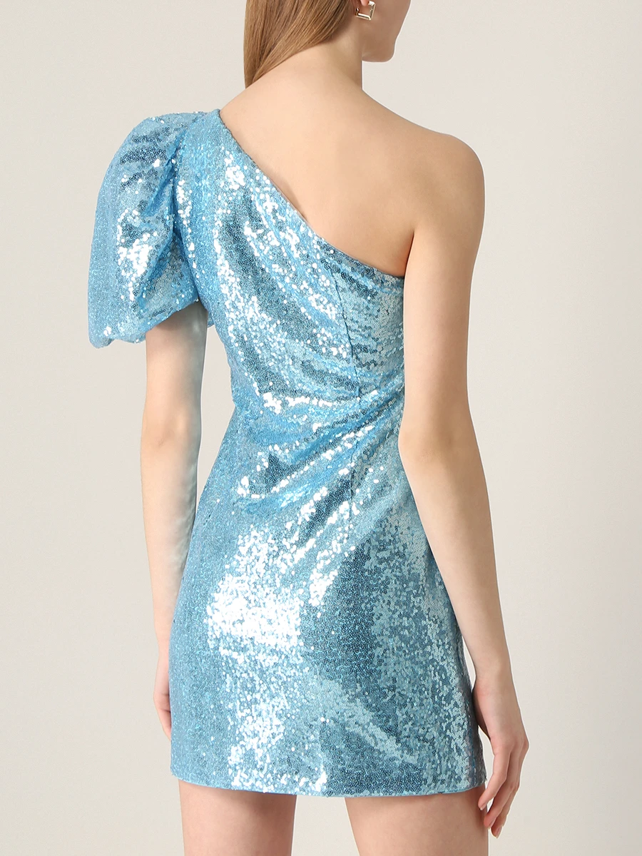 Платье с пайетками LIKE YANA L1-23/5-672-5551/1 Голубой  Фото 3