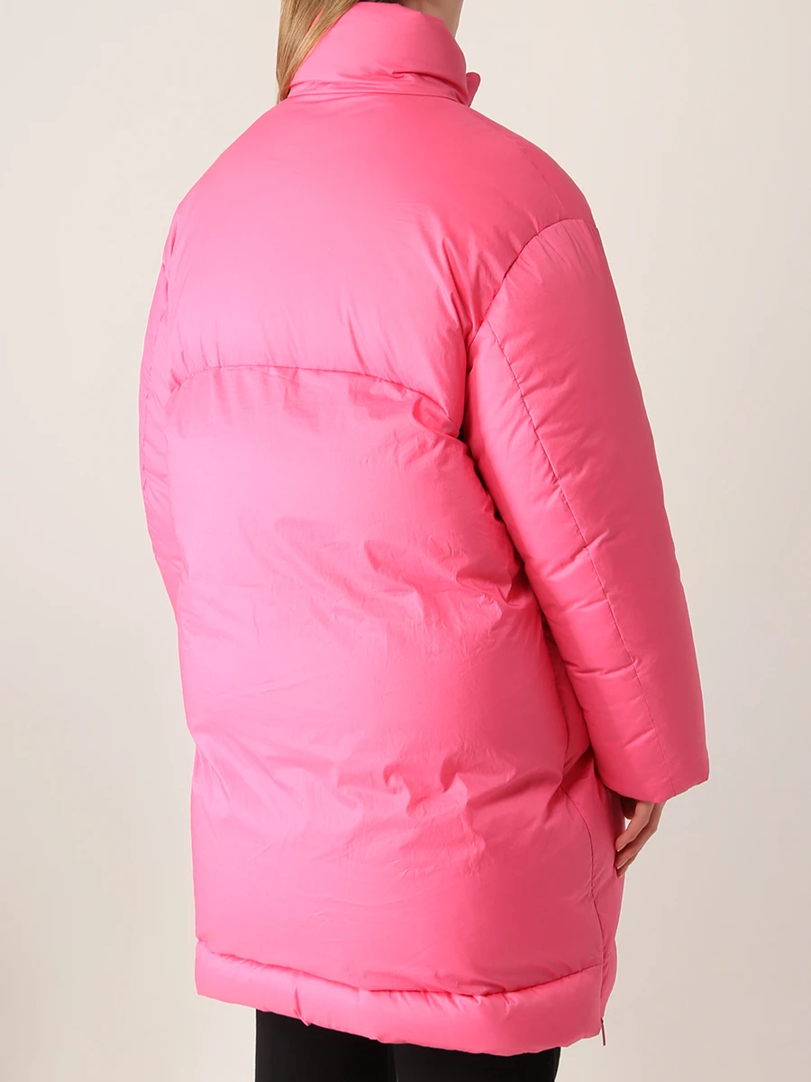 Пуховик удлиненный AMBUSH BWED004F21FAB0013030 Розовый  Фото 3