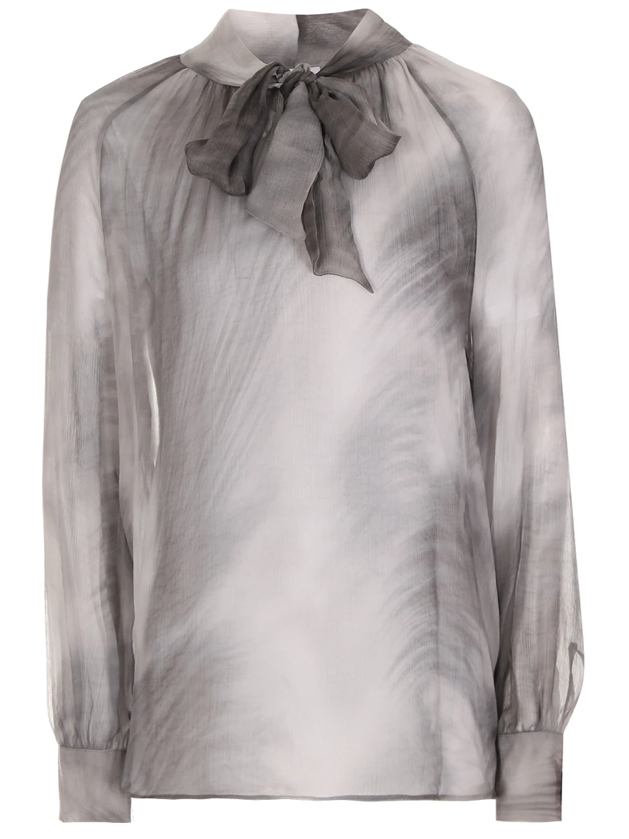 Блуза из вискозы ELENA MIRO 2040Y24327/01, размер 48, цвет принт 2040Y24327/01 - фото 1