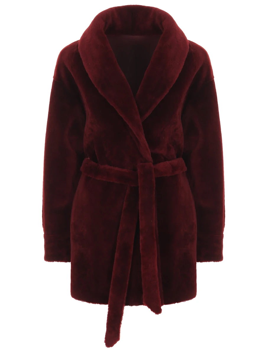 Дубленка двусторонняя Brennan LORO PIANA FAL7302 Q02N Бордовый  Фото 6