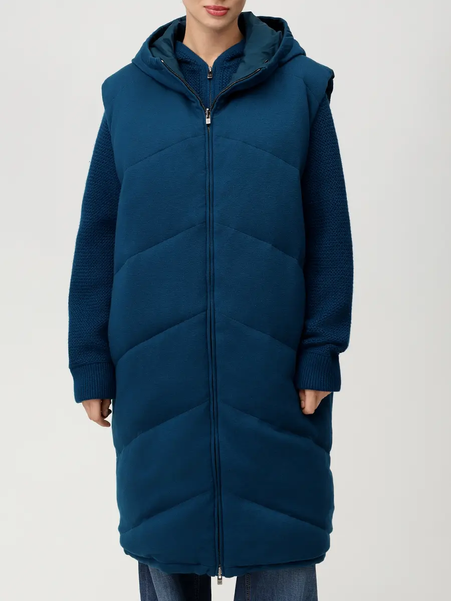 Жилет двусторонний LORO PIANA FAL8878 701Z Синий  Фото 4