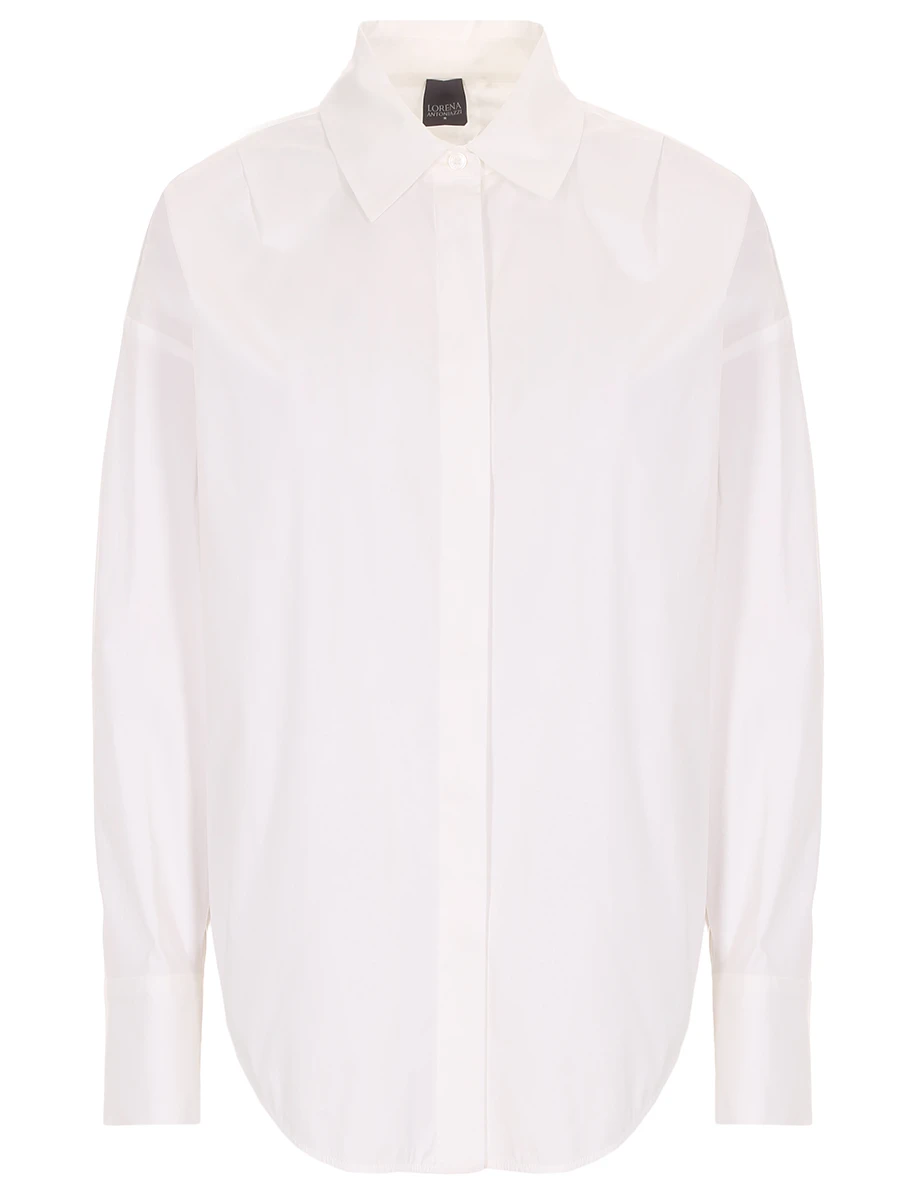 Рубашка хлопковая LORENA ANTONIAZZI P2251CA01E/3404/100, размер 42, цвет белый P2251CA01E/3404/100 - фото 1