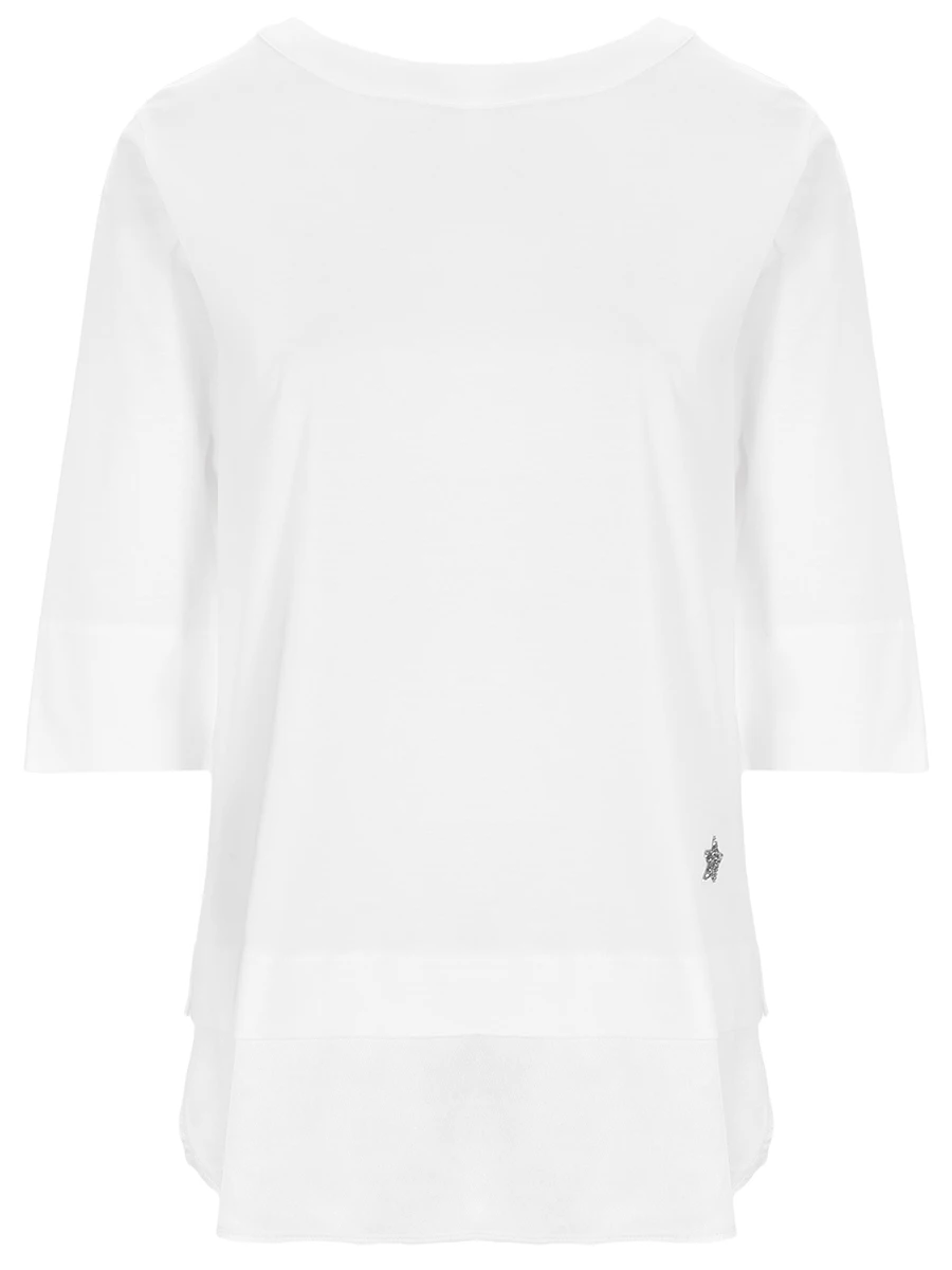 

Футболка комбинированная, Белый, P2246TS02A/3612/102