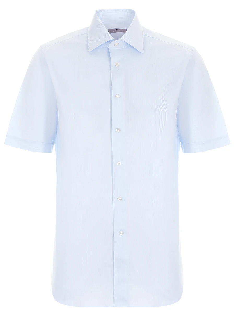 Рубашка Regular Fit хлопковая CANALI GA00110/400/618, размер 48, цвет голубой GA00110/400/618 - фото 1