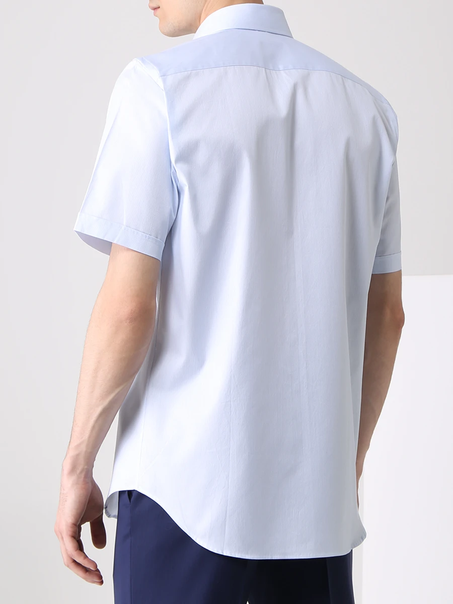 Рубашка Regular Fit хлопковая CANALI GA00110/400/618, размер 48, цвет голубой GA00110/400/618 - фото 3