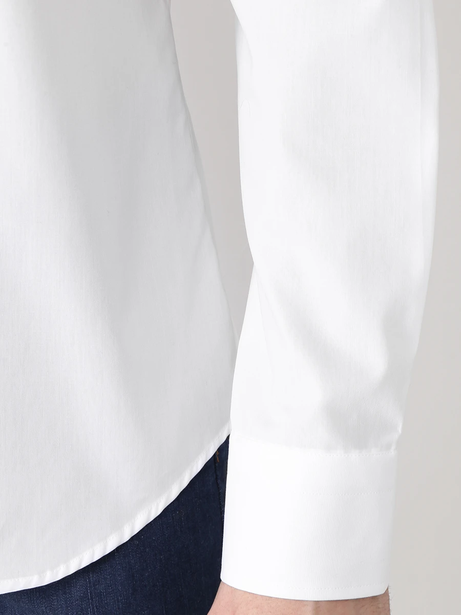 Рубашка Slim Fit хлопковая CANALI GR01598/001/NX05, размер 54, цвет белый GR01598/001/NX05 - фото 5