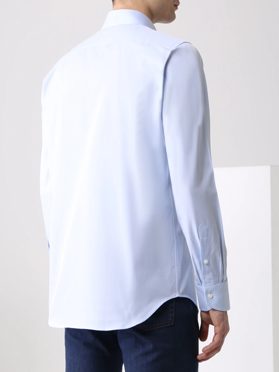 Рубашка Regular Fit хлопковая CANALI GA60135/41/705, размер 64, цвет голубой GA60135/41/705 - фото 3