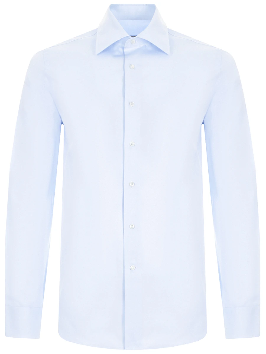Рубашка Regular Fit хлопковая CANALI GA60135/41/705, размер 64, цвет голубой GA60135/41/705 - фото 1