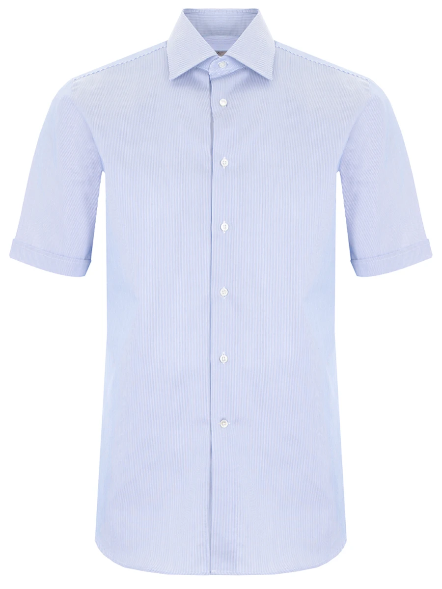 Рубашка Regular Fit хлопковая CANALI GA00110/300/618, размер 60, цвет голубой GA00110/300/618 - фото 1