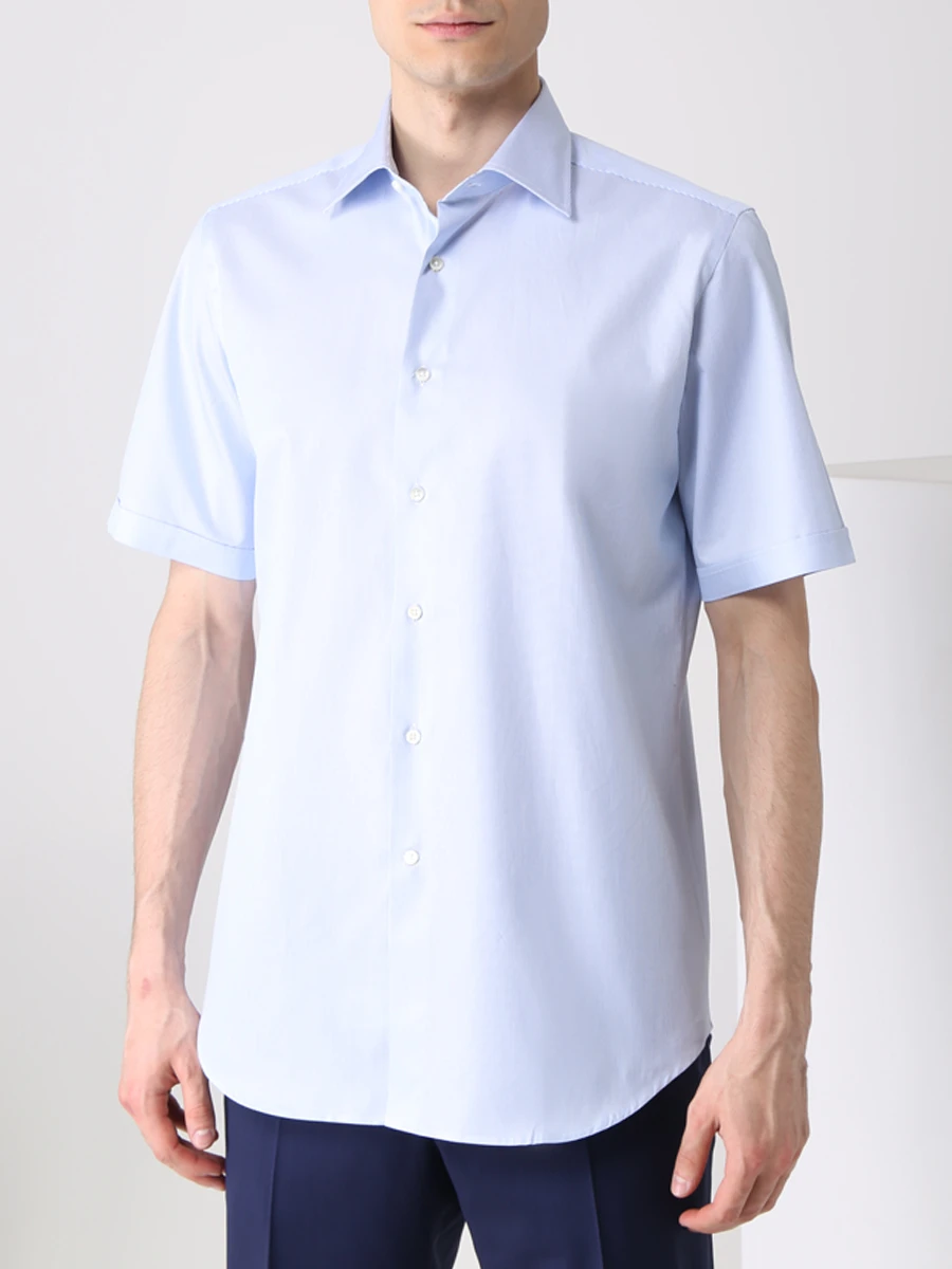 Рубашка Regular Fit хлопковая CANALI GA00110/401/618, размер 56, цвет голубой GA00110/401/618 - фото 4