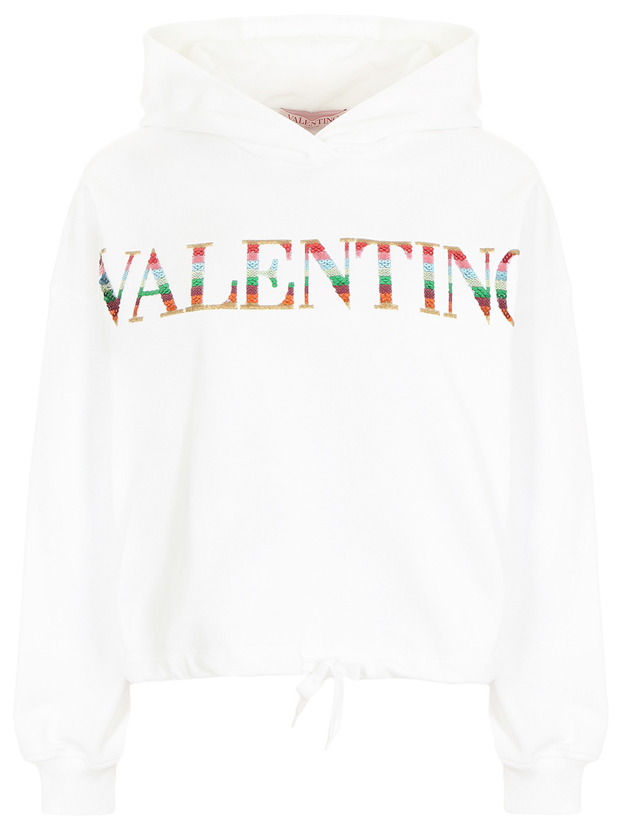 Худи хлопковое VALENTINO