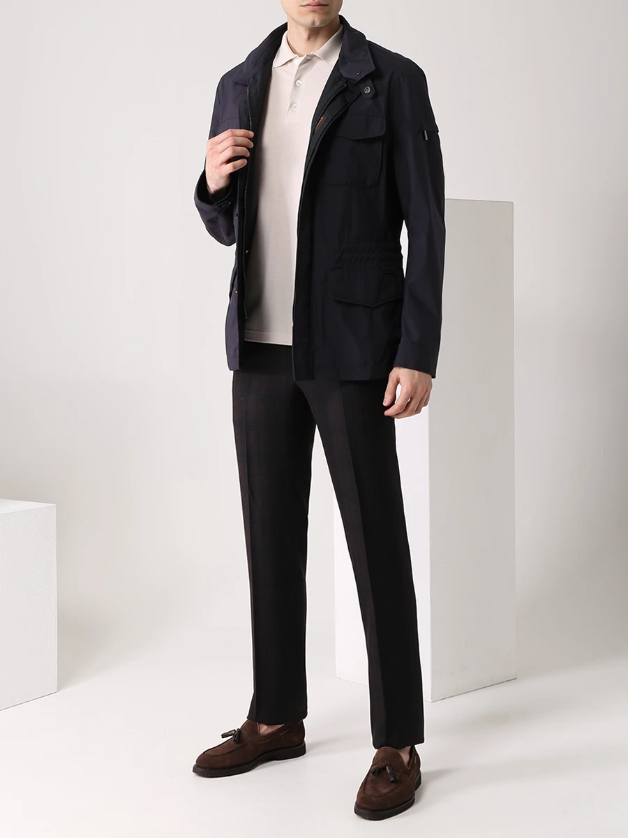 Куртка облегченная MOORER MOUGI100027 BLU U0498 Синий  Фото 2