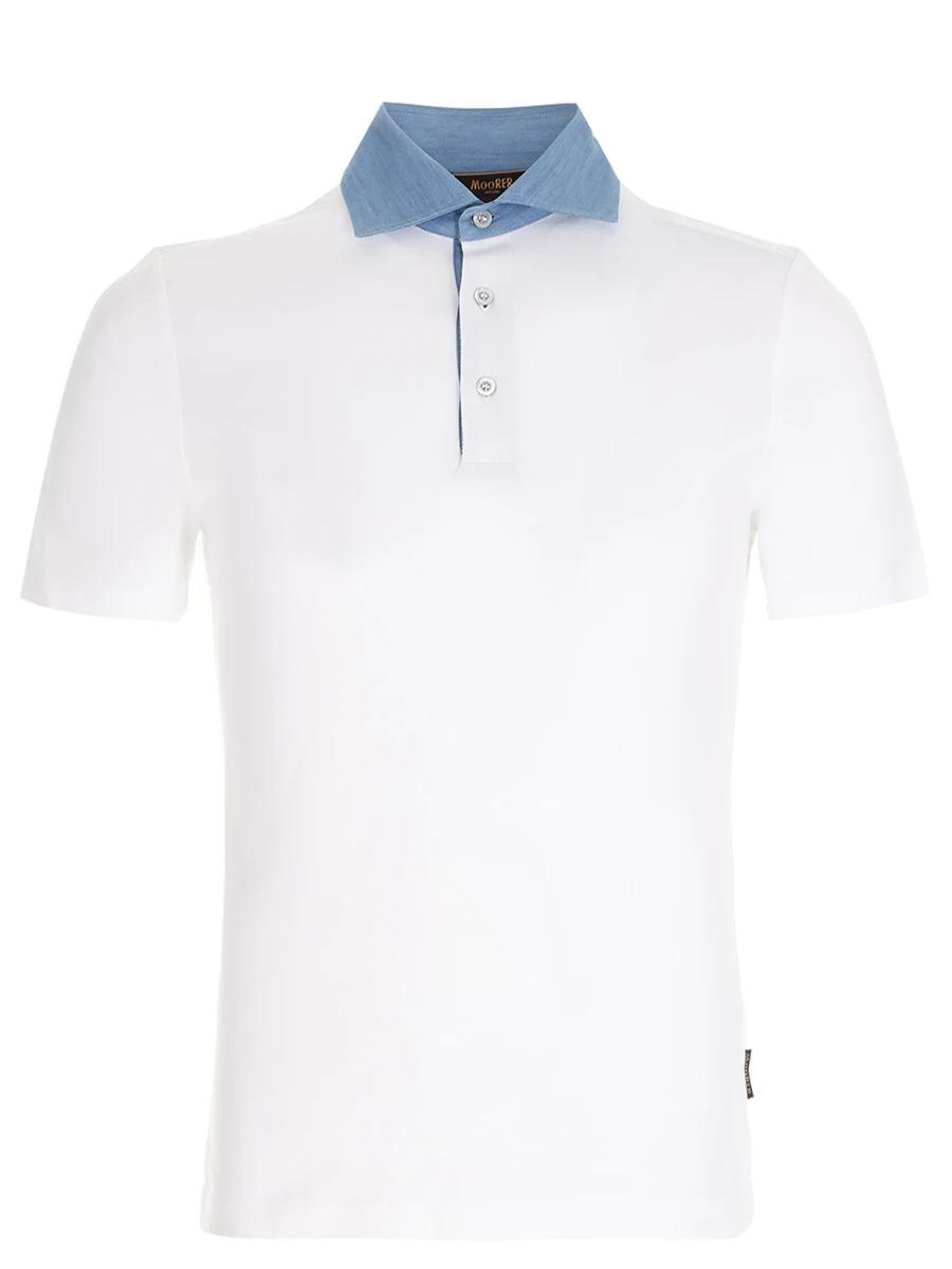 

Поло хлопковое, Белый, MOUMA100004 BIANCO U0100