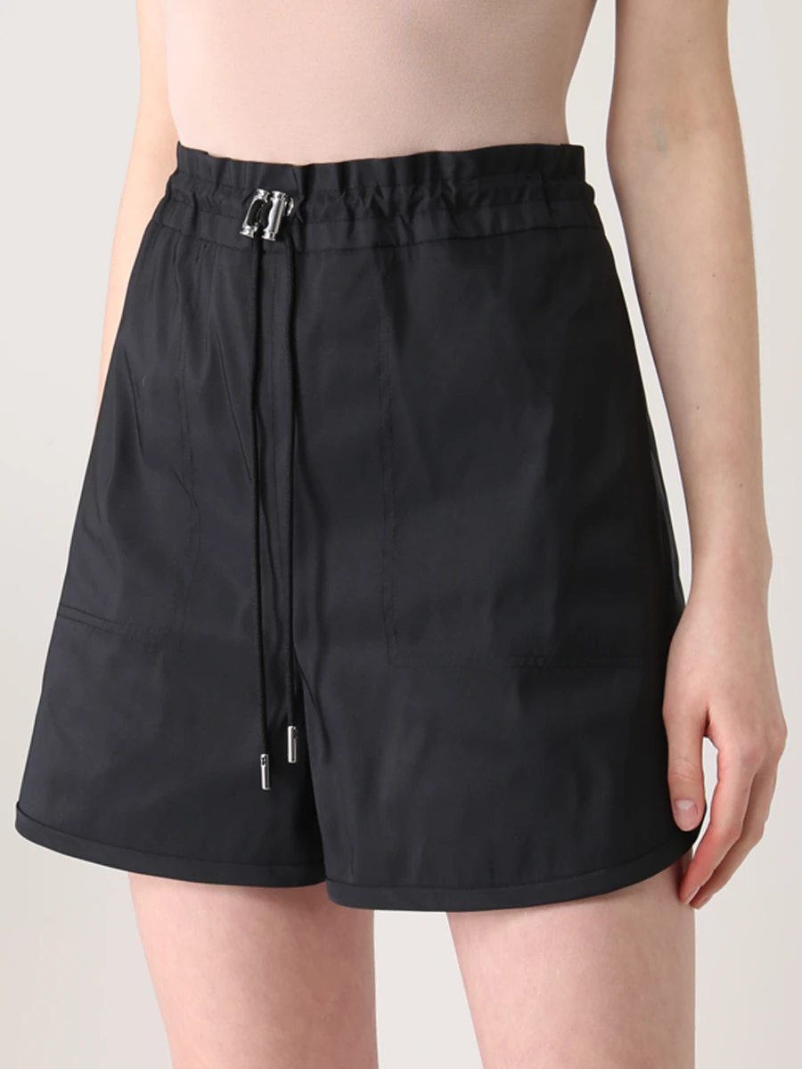 Шорты на кулиске ALEXANDER MCQUEEN 661560QEACM/1000 Черный  Фото 4