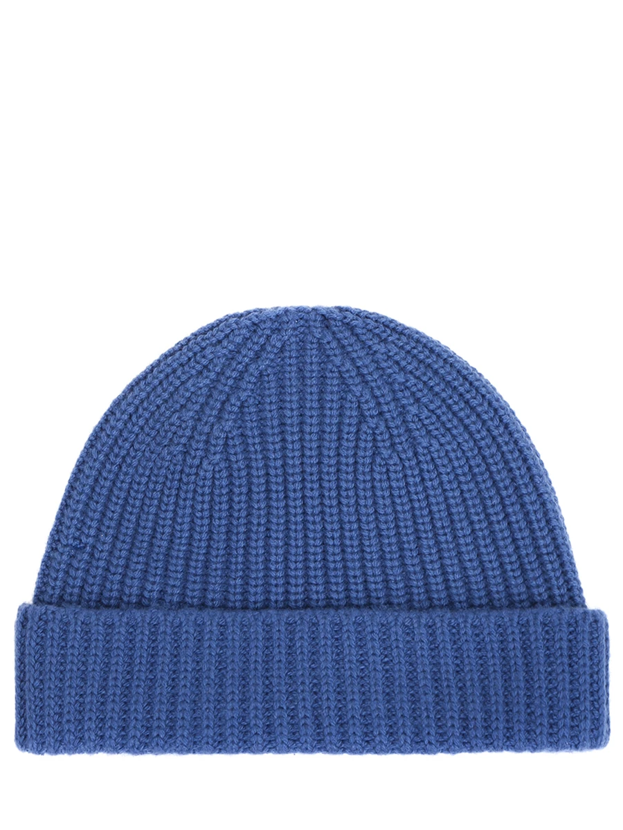 Шапка кашемировая CRUCIANI AU050 Новый Голубой Синий  Фото 2