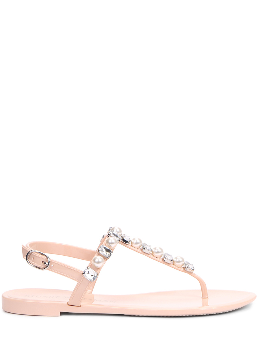 Сандалии резиновые Goldie Crystal Jelly STUART WEITZMAN