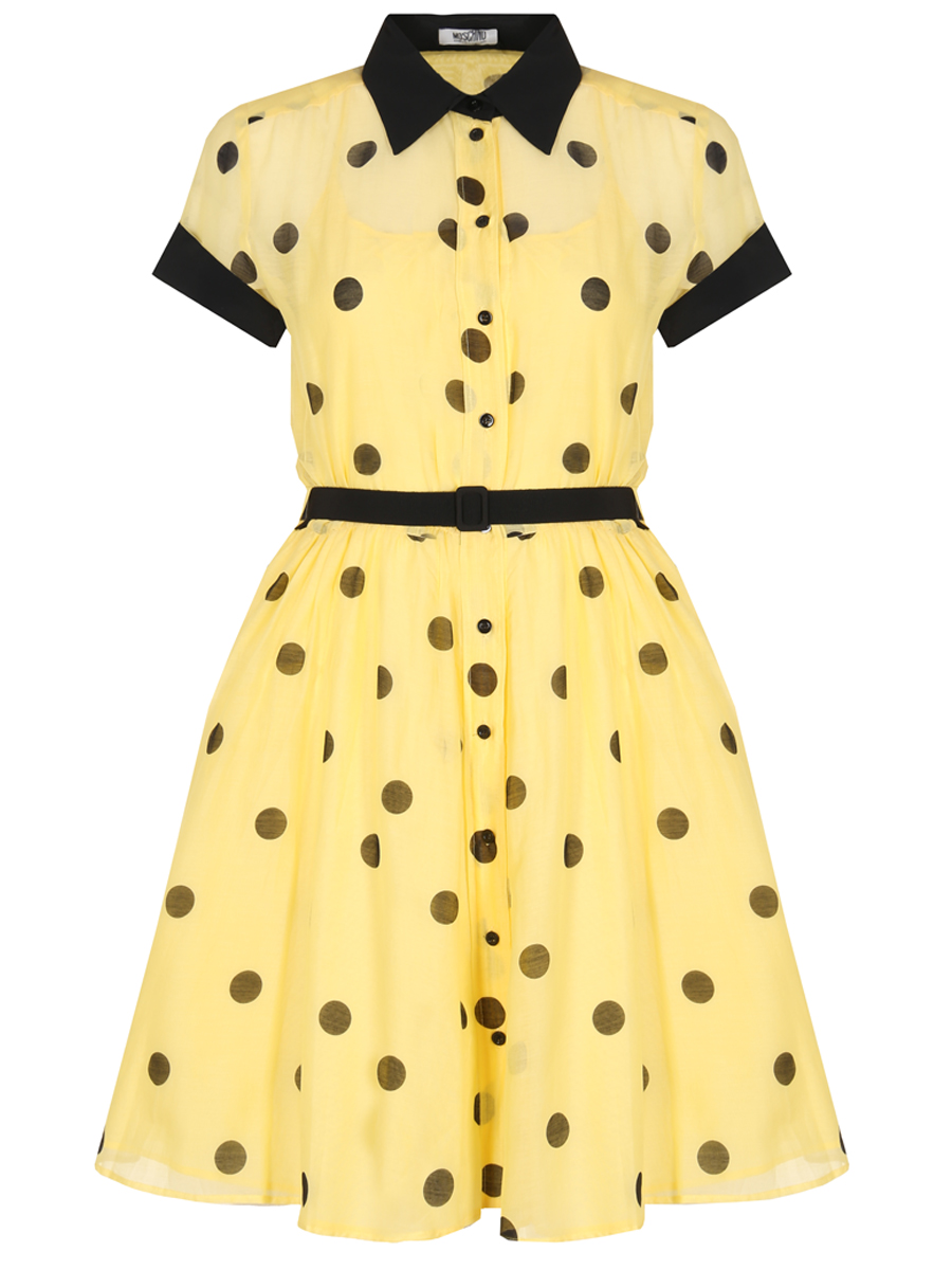 Платье в горох MOSCHINO