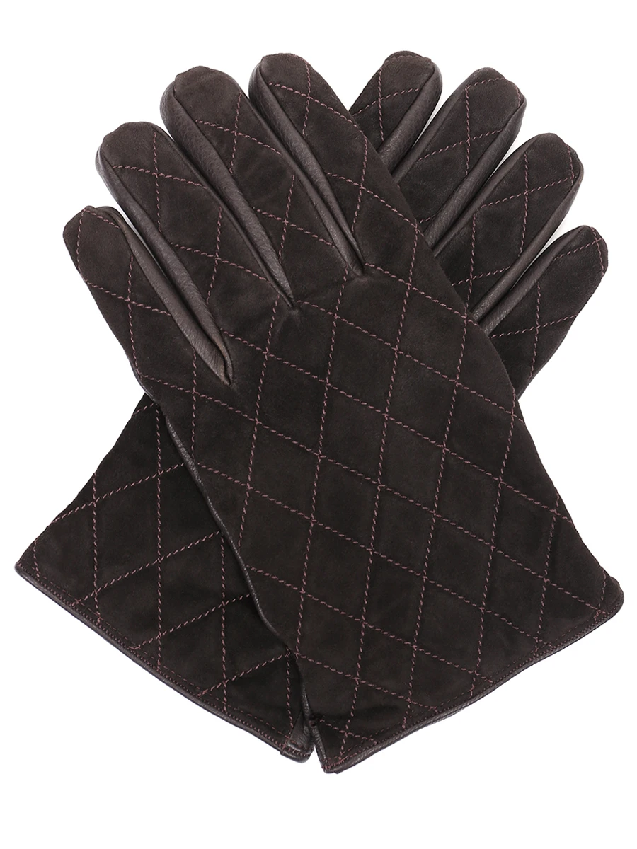 Перчатки кожаные BRIONI 1ppbbr3290084 Коричневый 